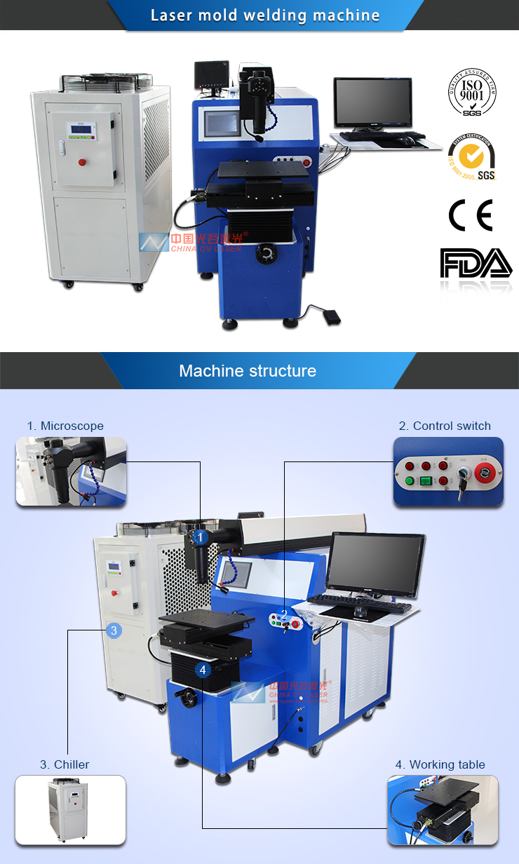 500W Fiber Robotic Laser Welding Machine for Automotive Car Parts