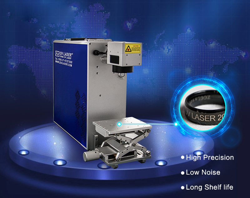 20w 50w Fiber laser marking machine for steel pen  with customized pen conveyor belt