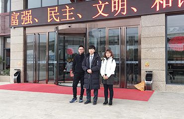 Jan. 15, 2018 Korean customers visit OVLaser factory  to inspect order equipment