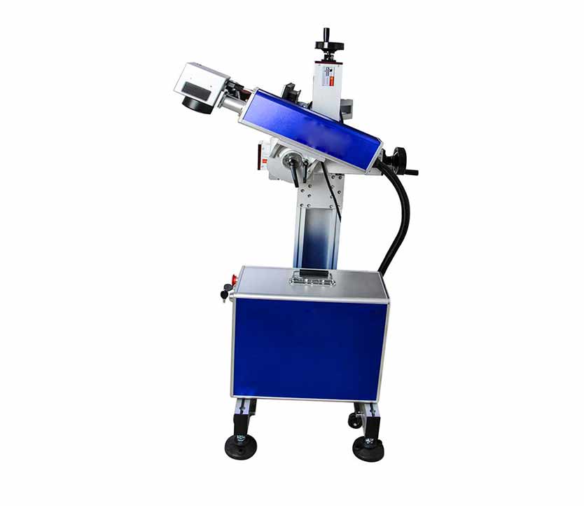 20w Adjustable Fiber Laser Marking Machine For Printing Expiration Date on metal food packages 