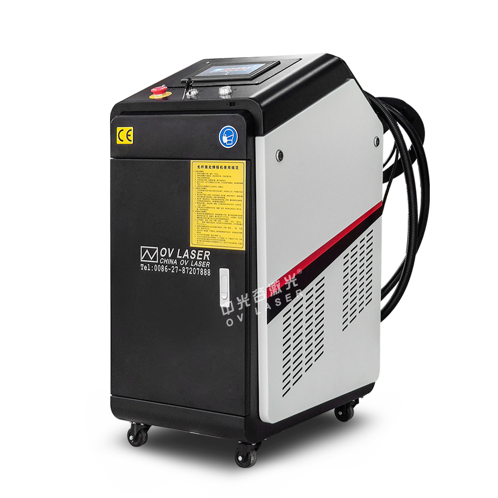 Portable pulse fiber laser cleaning machine metal rust removal for metal mold rust removal