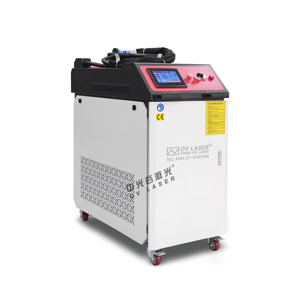 1kw 1.5kw 2kw fiber laser rust removal handheld continuous laser derusting machine for Rust Coating Paint Oil Dust derusting