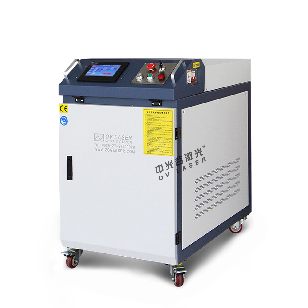 CNC Metal Steel fiber laser derusting rust removing machine Mold laser derusting scaffolding steel pipe derusting machine